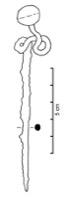 Agde, Le Peyrou (34), tombe 5, -675/-625