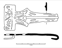 Agde, Le Peyrou (34), tombe 121, -675/-625
