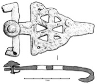 Nissan, Ensrune (34), tombe 66, -425/-375 (dessin Feugre)