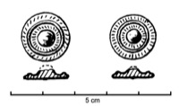 Saint-Martin-de-Londres, Le Frouzet (34), tumulus B1, -575/-550, bronze+argent