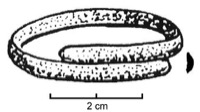 Mailhac, Le Moulin (11), tombe 25, 900-700