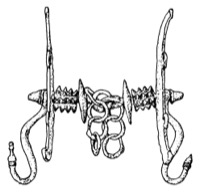 Comparaison: mors grec provenant probablement de Thbes (Sannibale 1998, p.285, fig.9)