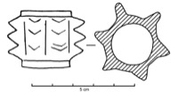 Comparaison: mors grec provenant probablement de Thbes (Sannibale 1998, p.285, fig.9)