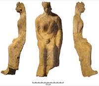 Nissan, Ensrune (34), tombe IB128, femme assise, -425/-375